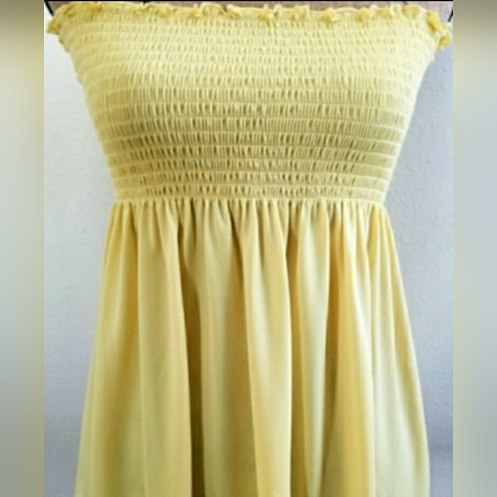 ❗SALE❗BCBGMaxAzria  Yellow Tube Top